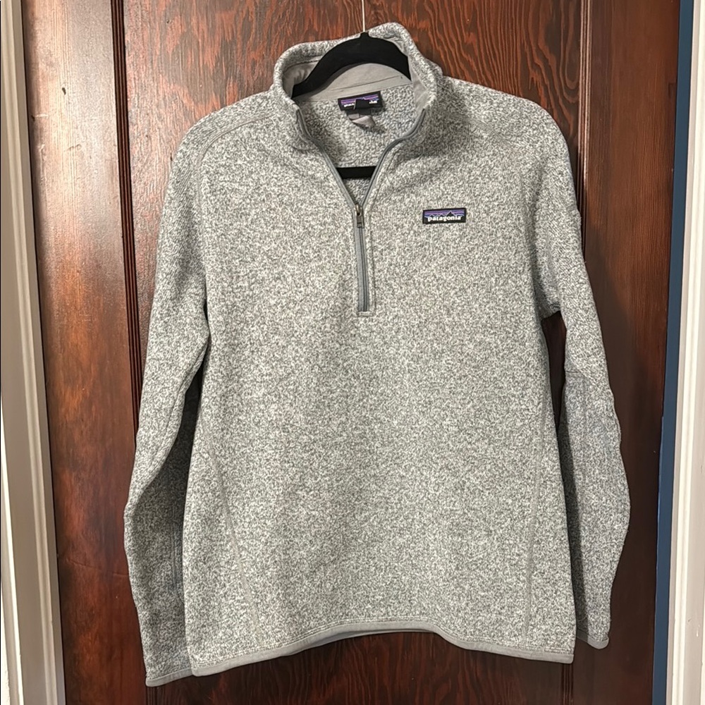 Patagonia Gray Zip Up Fleece
